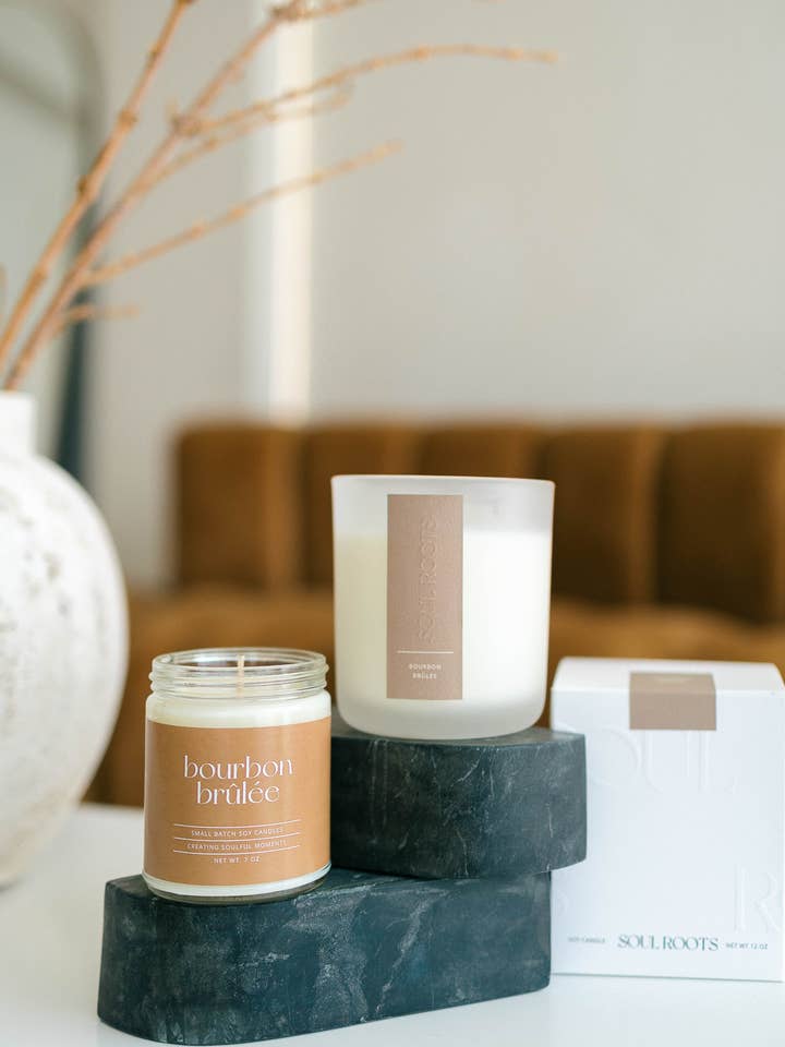 Bourbon Brulee | THE HARVEST EDIT for wholesale by Soul Roots Wax Co.