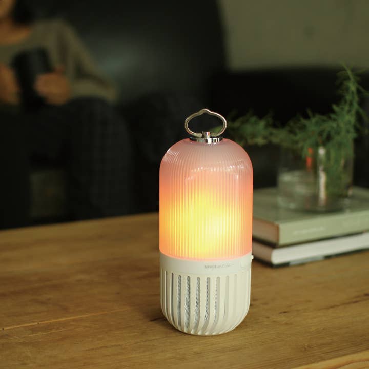 White Bonfire Bluetooth Speaker: Rechargeable & Waterproof for wholesale on Faire12