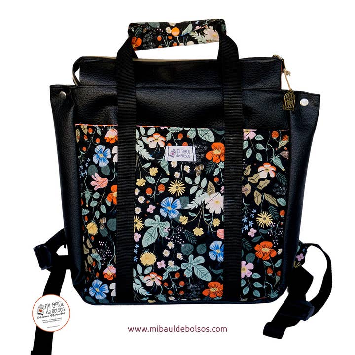 Mala – Mochila «Garden» (2 em 1) por atacado de Mi Baúl de Bolsos