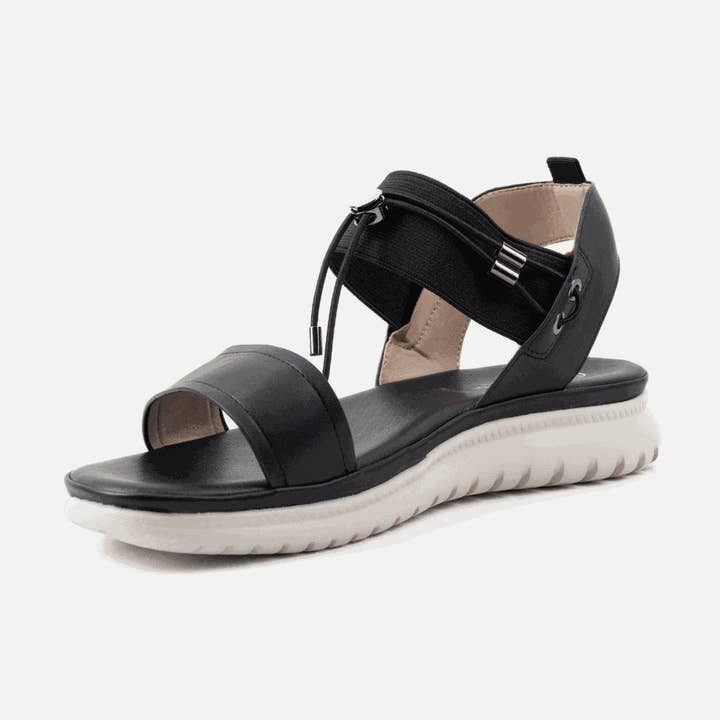 Adjustable wide-fit heeled sandals H - Model Lou for wholesale by Gabylou