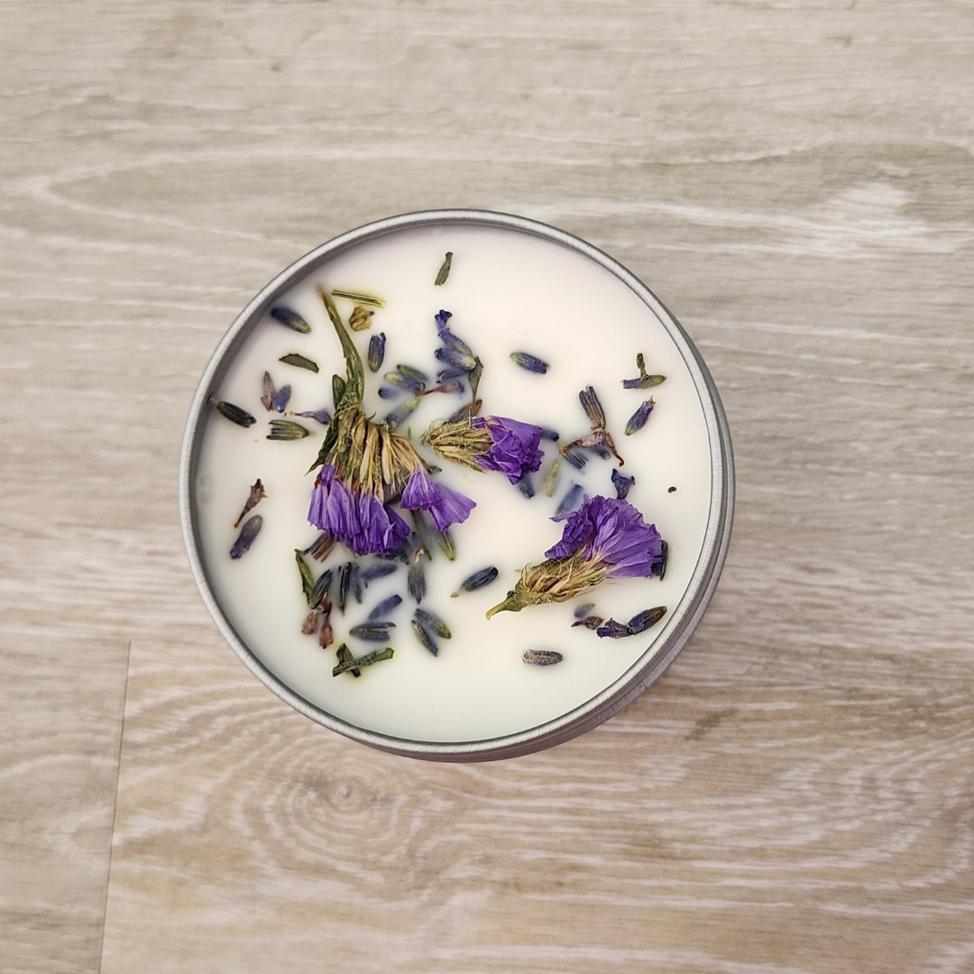 Sandra Sue Creations LLC – wholesale Jar/filled candle – Wickless Soy Candle, 8 oz - Private Label | Multiple Scents4