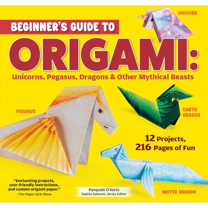 Fox Chapel Publishing - Wholesale Book - Kids - Beginner's Guide to Origami: Unicorns, Pegasus, Dragons +