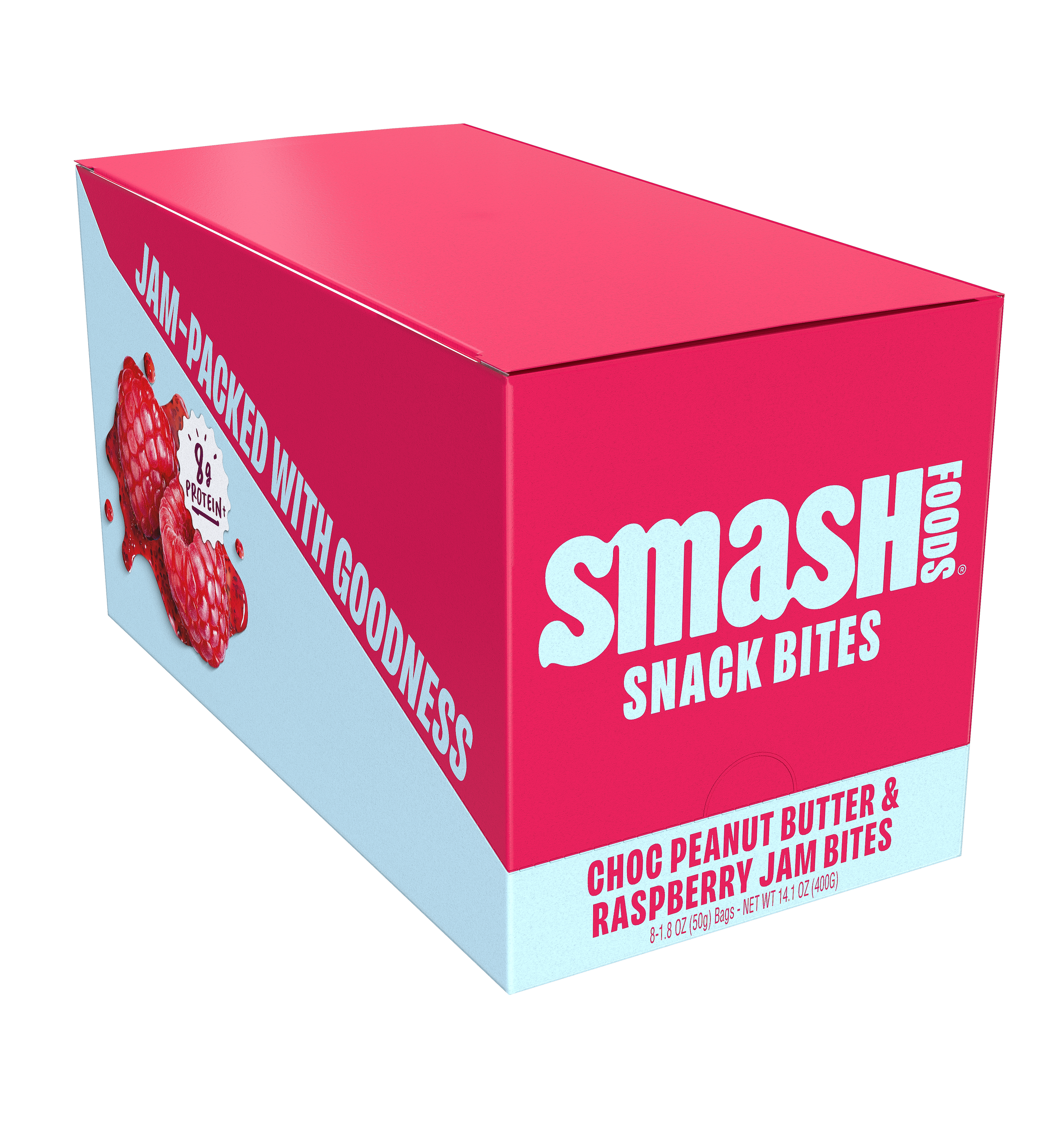 Smash Foods - Wholesale Snack Bar - Smash Snack Bites - Chocolate Peanut Butter & Raspberry2