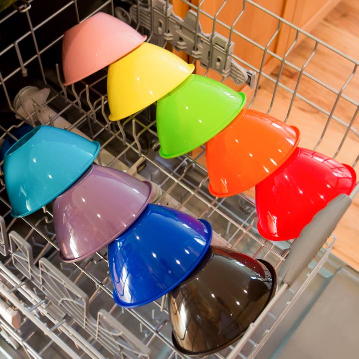 Youngever - Wholesale Bowl - Youngever 9 Pack 22OZ Plastic Cereal Soup Bowls - Rainbow4