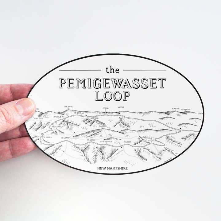 Adesivo Pemigewassett Loop New Hampshire per la vendita all'ingrosso da parte di Sherpa Ant