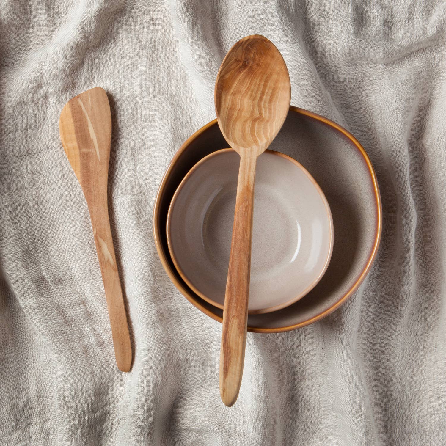 Danica Heirloom - Wholesale Kitchen Spoon - Olive Wood Spoon2