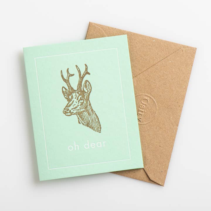 Oh Dear Small Card, Teresa Green for wholesale by Osity