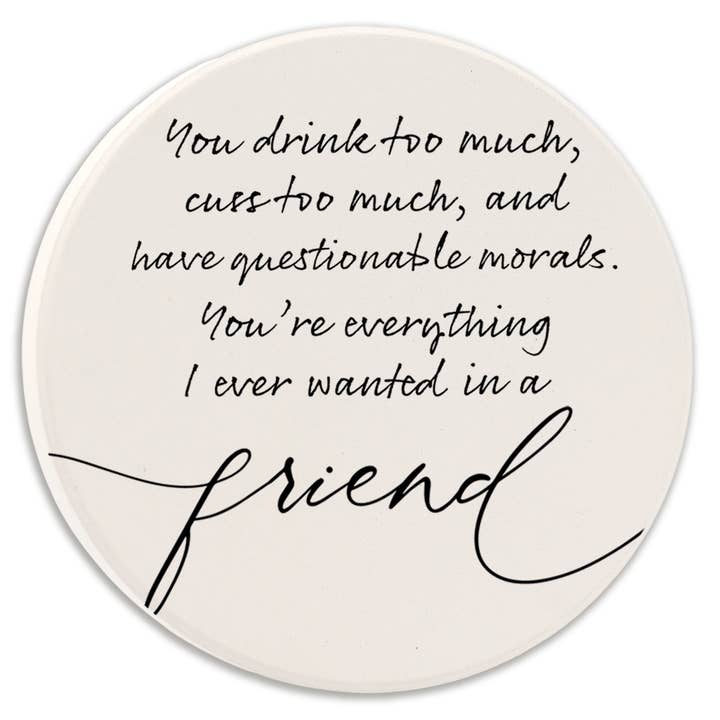 Autoonderzetter die je te veel drinkt voor wholesale door Tipsy Coasters & Gifts