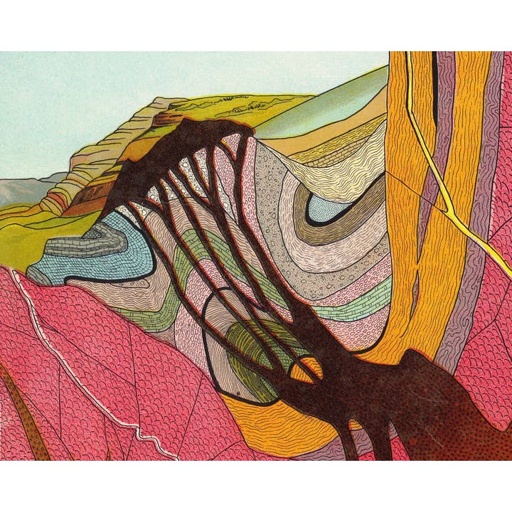 Rock Paper Scissors Wall Art - Wholesale Art Print - Vintage Geology print | Yaggy geological chart | Cloud infographic | Earth cross-section | Science wall art | Modern vintage Decor3