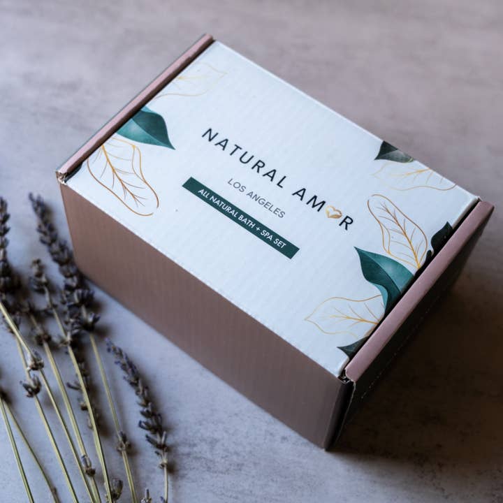 Natural Amor LLC – Engroshandel Bade- og kropssæt – Hygge Spa Gave inkluderer Sæbe, Lys2