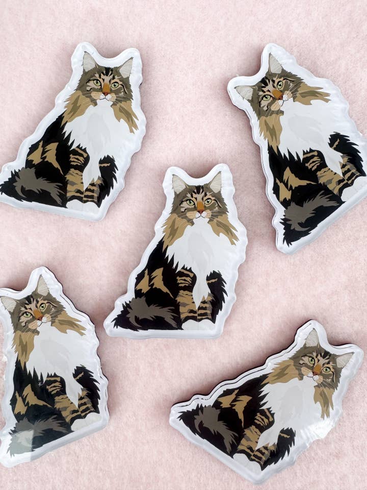 Norwegian Forest Cat Magnet for wholesale by Our Cheery Corner
