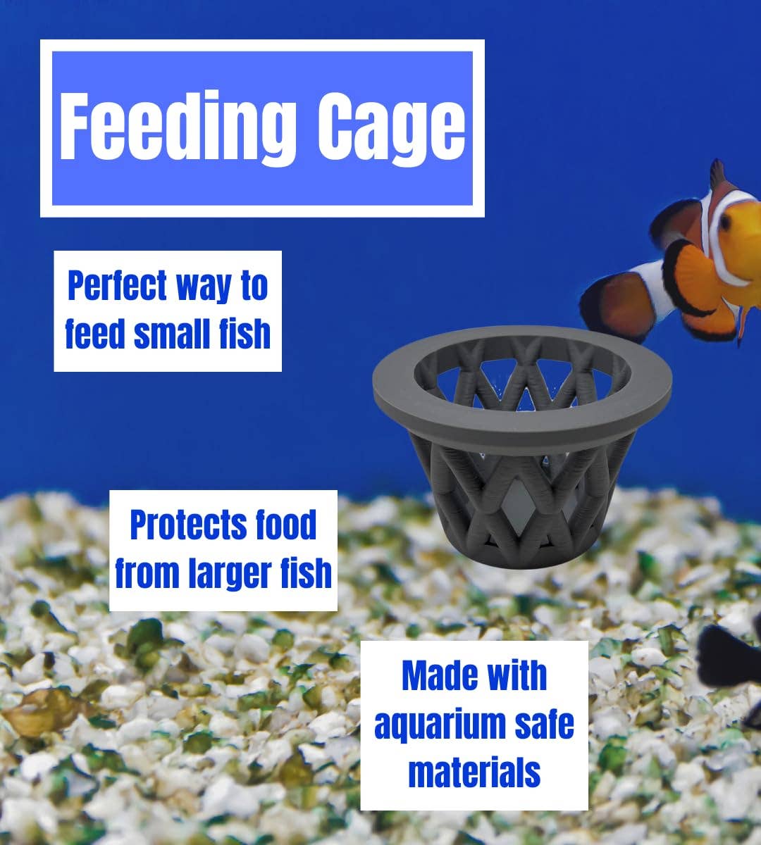 Chatelet - Wholesale Pet Bowl - Cat/Dog - Chatelet Aquarium Fish Feeding Cage | Small Fish Feed Cage | Floats at Surface & Keeps Larger Fish Out | Made in USA6