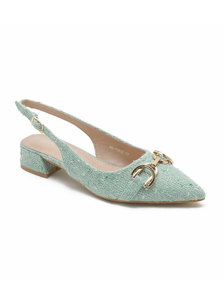 Joia Paris – wholesale Låga klackar – Dam – Modern lågklackad pumps med texturerad finish H8-1085E8