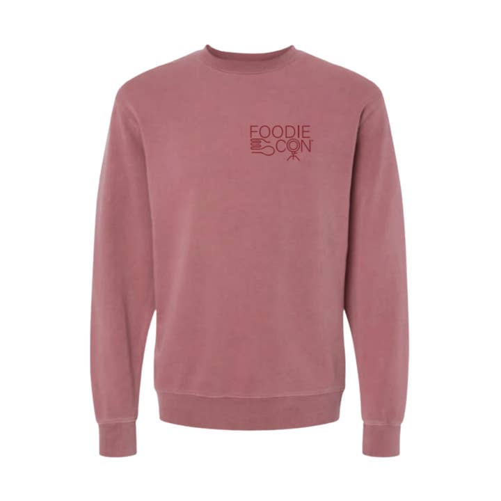 Foodicon '25 - Unisex Sweater met Ronde Hals - Pigment Maroon voor wholesale door Flavour Gallery