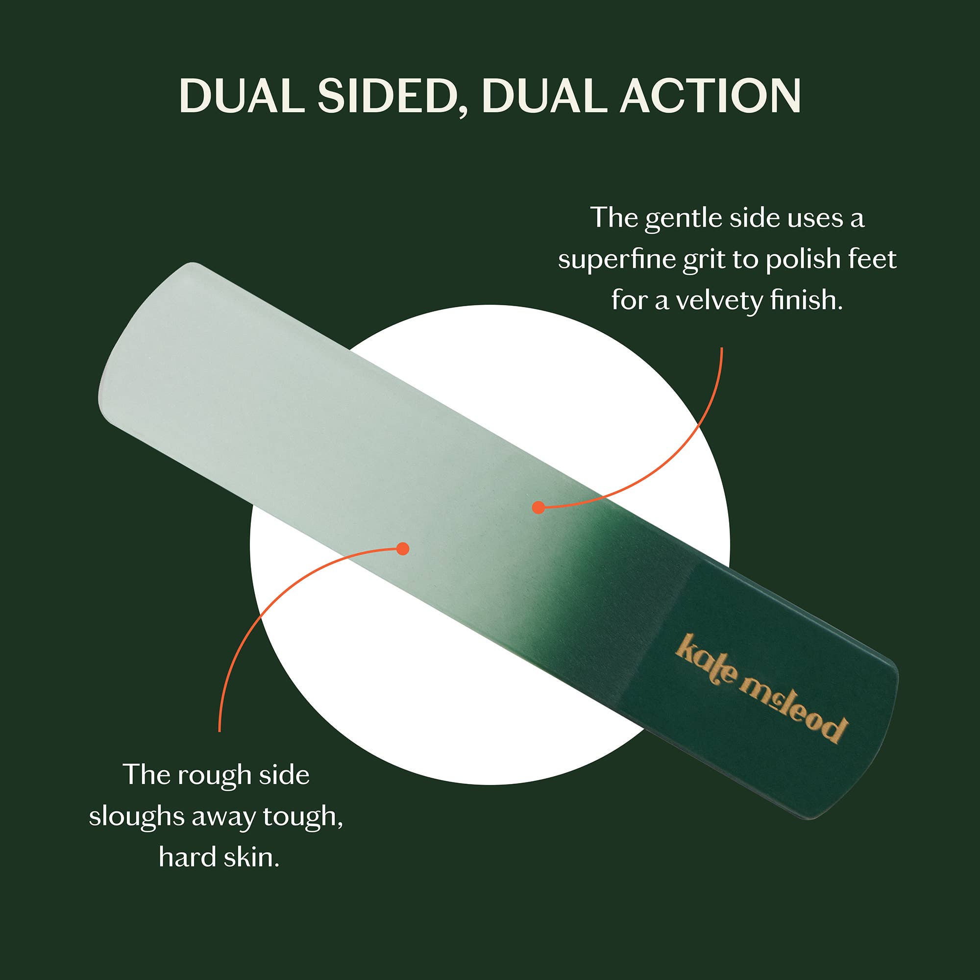 Kate McLeod - Wholesale Pumice/Exfoliating Stone - The Foot File | Glass Foot Buffer & Callus Remover2