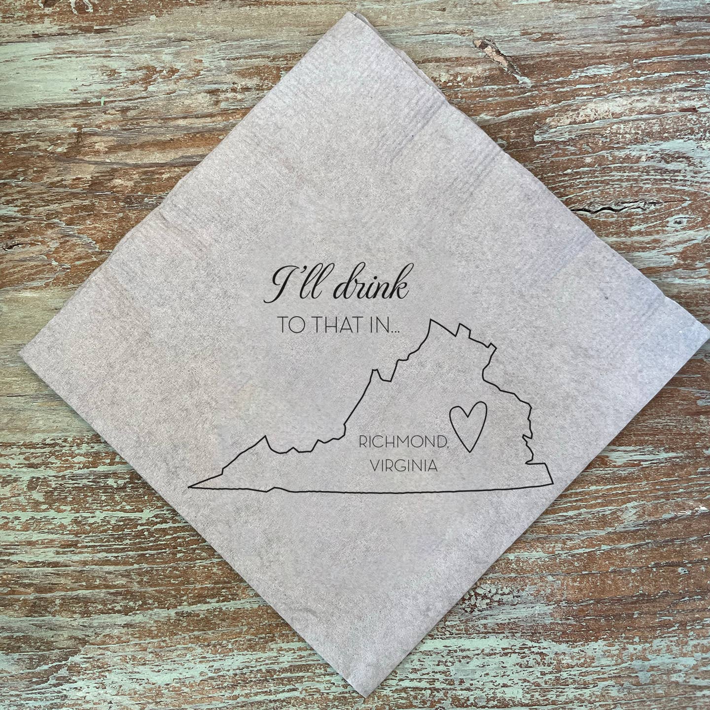 Alice-Louise Press – Großhandel Einweg-Serviette – Trink dazu in... Lokale Cocktail-Servietten3