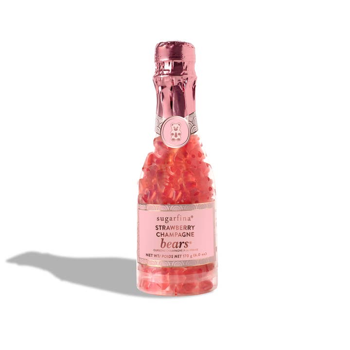 Sugarfina - Wholesale Gummy - Strawberry Champagne Bears Celebration Bottle