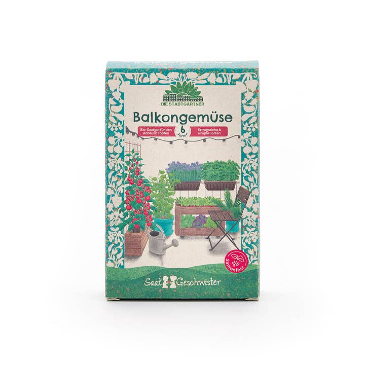 TDJ Stadtgärtner GmbH - Wholesale Plant Seeds - Seed Set Balcony Vegetables (Organic)1