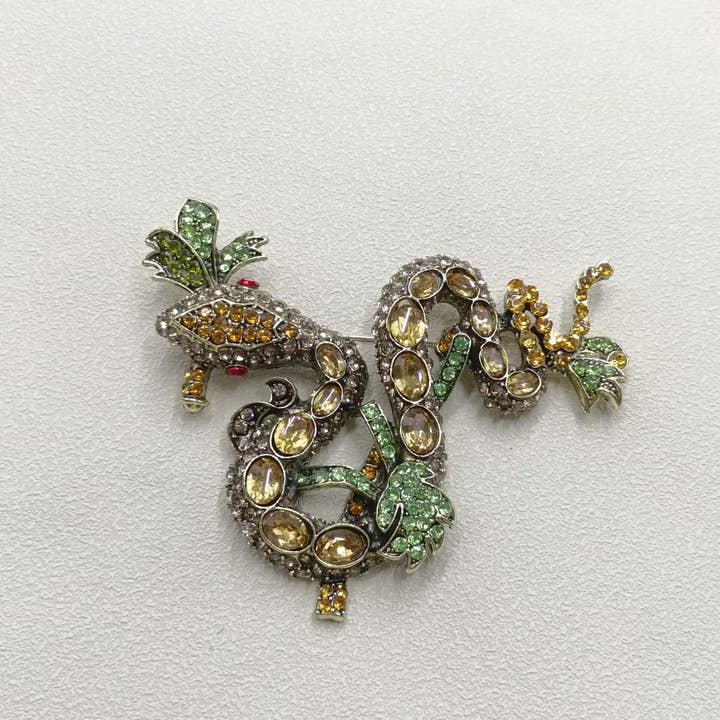 Mio Queena - Wholesale Brooch - Multi-Style Inlaid Rhinestone Enamel Snake Brooch19