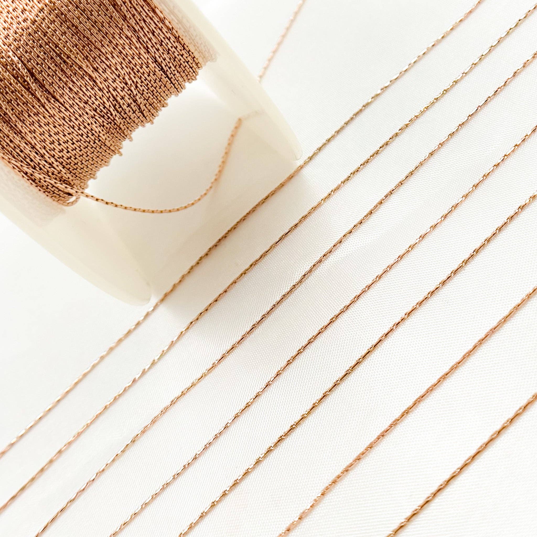 Jewels & Chains – Großhandel Gliederhalskette – 656RGF. Roségold gefüllte Perlenkette5