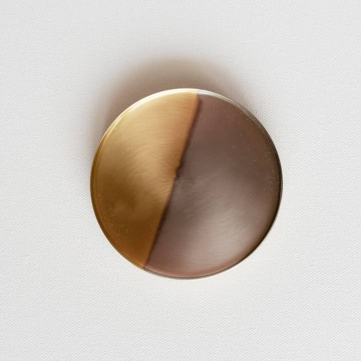 Fleck - Wholesale Coasters - Two tone nickel & brass coasters, Set of 4