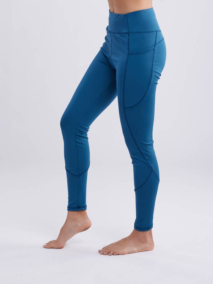JupiterGear - Vendita all'ingrosso Leggings sportivi/loungewear - Donna - Leggings da palestra classici a vita alta con tasche laterali7
