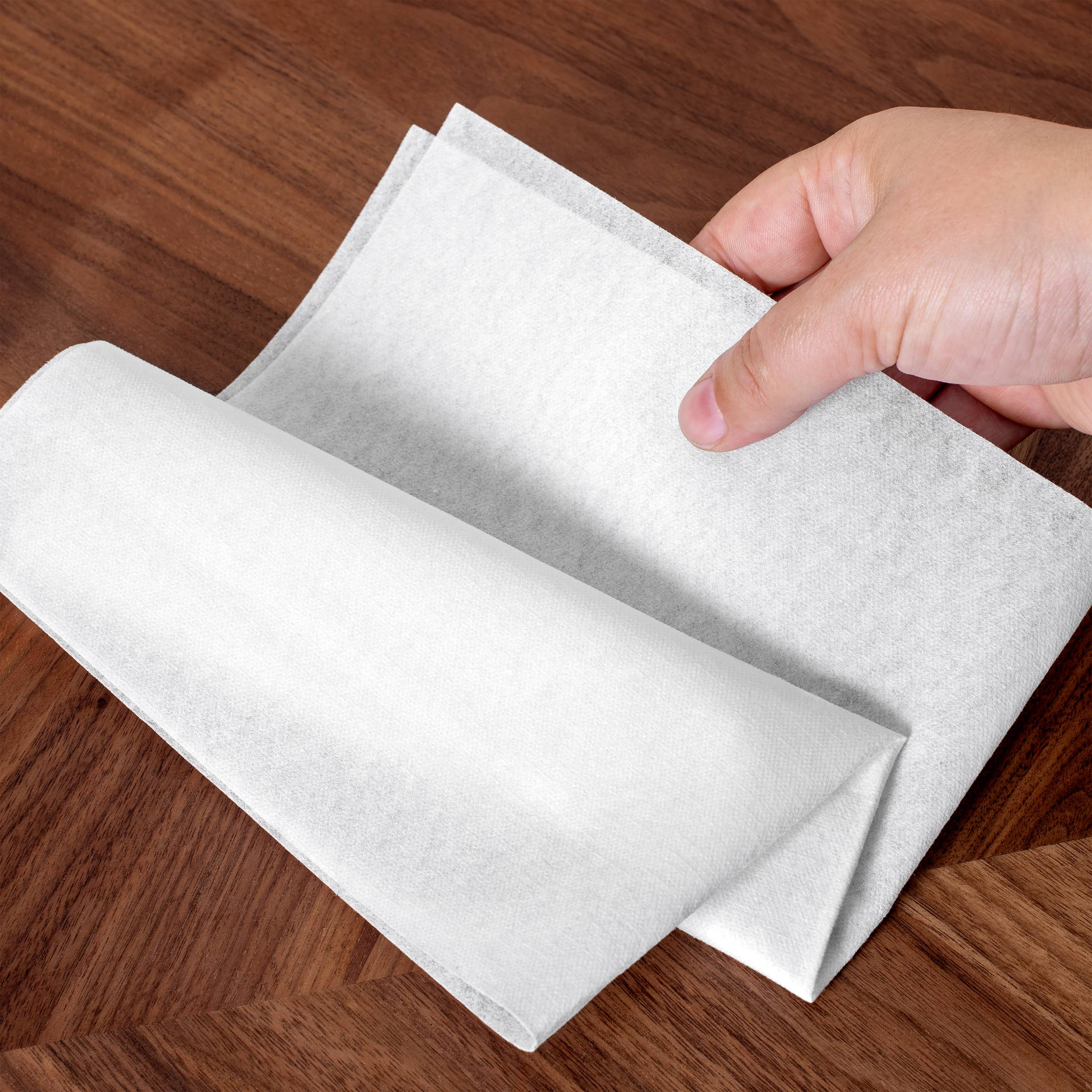 Arkwright Home - Wholesale Disposable Napkin - Case of 500 Disposable Linen Replacement Hand Towels, 12x178