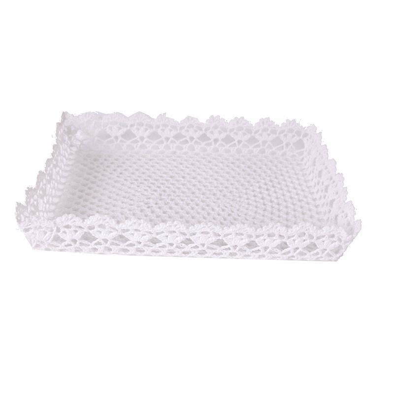 A&B Home Group Inc. - Wholesale Decorative Tray - 16.5x12.2x2.5" Delicate Lace Serving Tray0