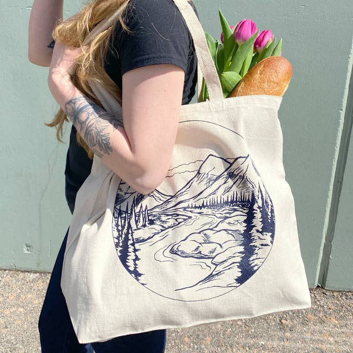 Counter Couture – Engroshandel Tote bag - Unisex – Mountain lærred mulepose