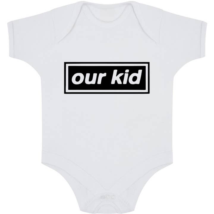 ZZZEBRAAA LIMITED - Wholesale Bodysuit (Non-Footed) - Baby - Our Kid Baby Grow - Hand Printed - Funny Manchester Inspired2