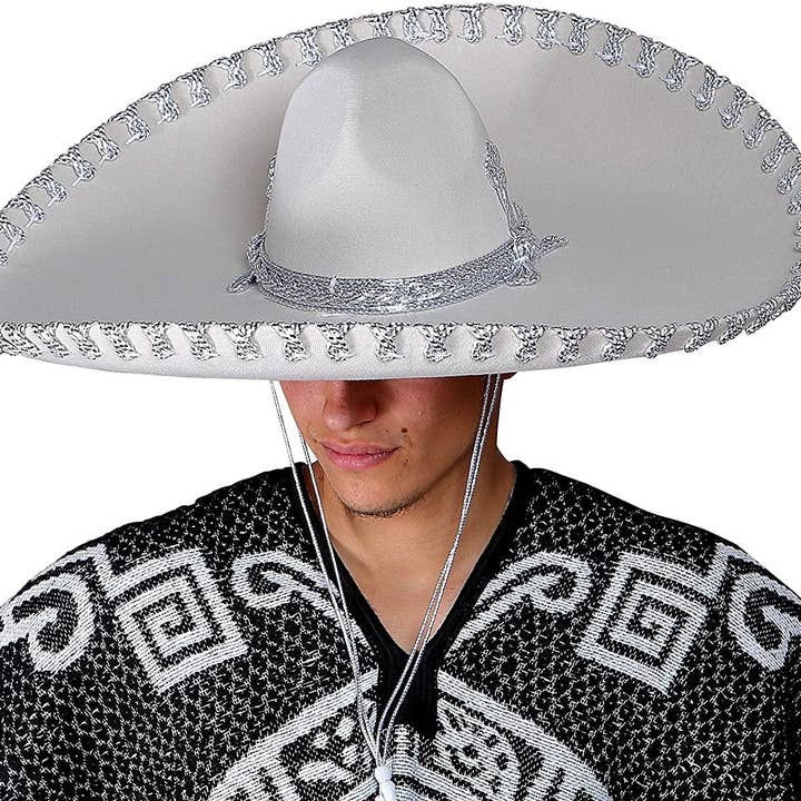 FESTMEX - Vendita all'ingrosso Cappello da cowboy - Unisex - Autentico cappello messicano sombrero Mariachi Charro, cappello messicano premium per feste in maschera, 5 de Mayo, 16 de Septiembre4