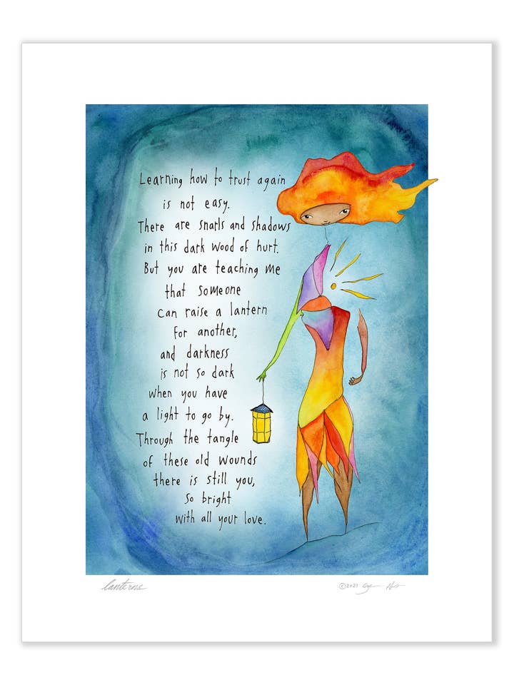 Impression artistique sur lanternes 11 x 14 pour la vente par StoryPeople