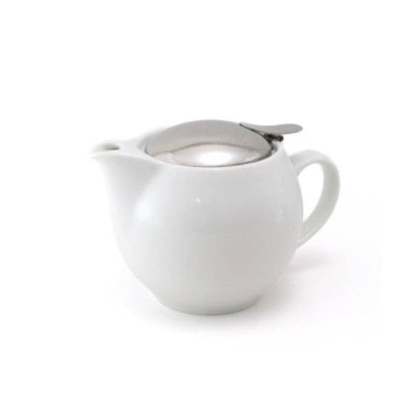 ZERO JAPAN USA - Wholesale Tea Pot - Bee House Round Ceramic Teapot 15oz - White