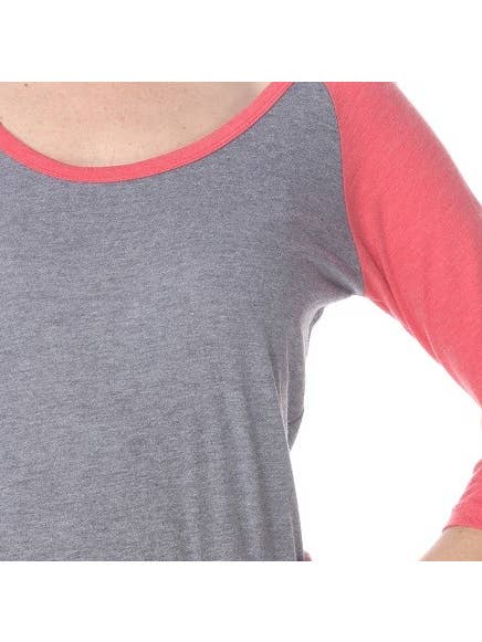 Third Eye Threads - Wholesale T-Shirt - Women's - Tri Blend 3/4 Contrast Sleeve Raglan With Sacred Geometry2