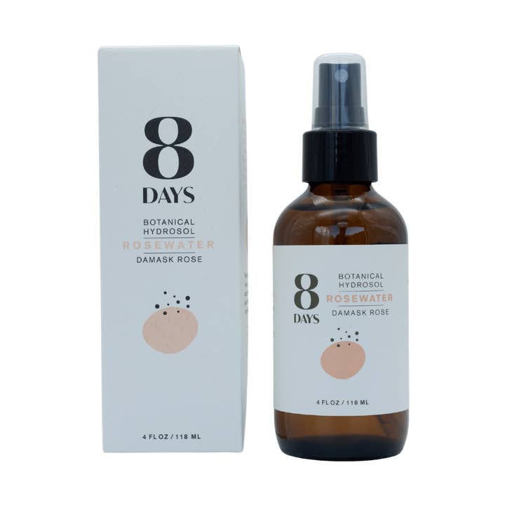 8 Days Botanicals - Wholesale Face & Body Mist/Water - Organic Pure Rosewater0