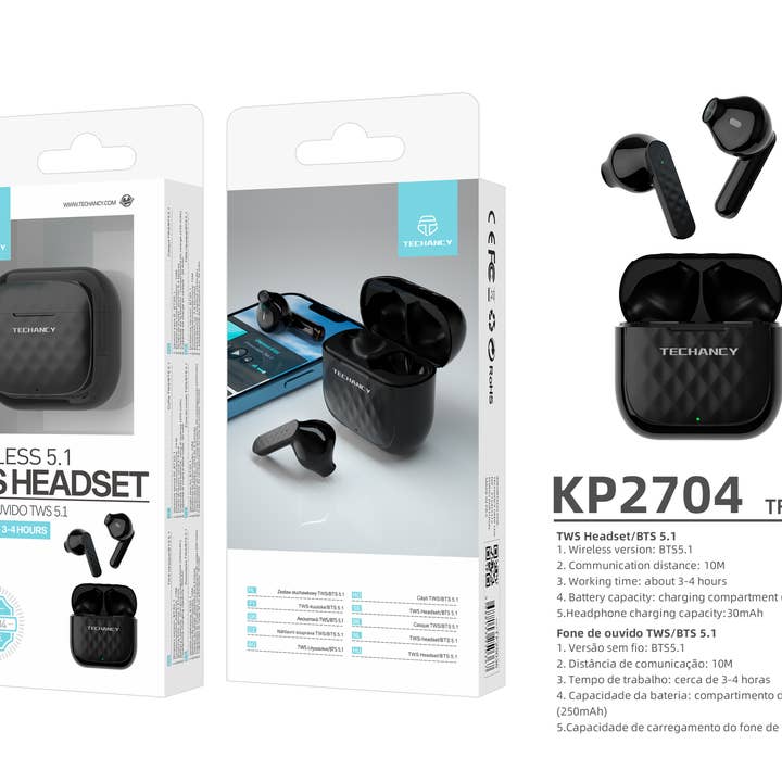 TECHANCY – wholesale Headphones – TECHANCY TWS Wireless Earbuds,Bluetooth 5.0 Earbuds Wireless