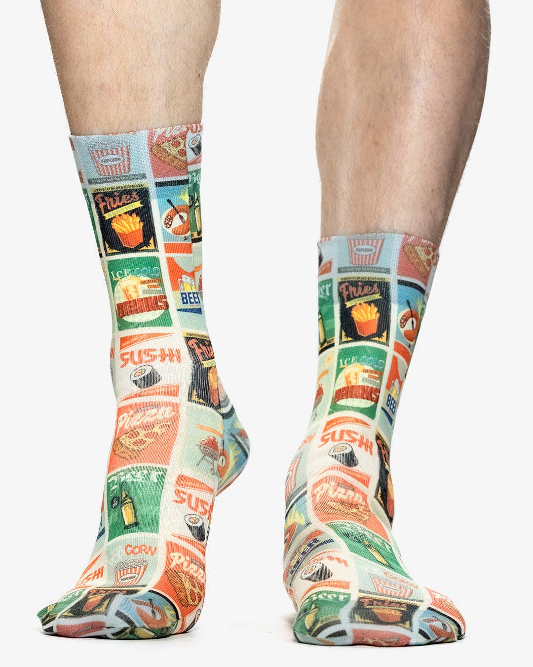 Wigglesteps - Wholesale Socks - Men's - RETRO FOOD Man Socks