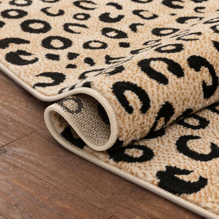 Well Woven - Wholesale Area Rug - Leopard Black Animal Print Rug