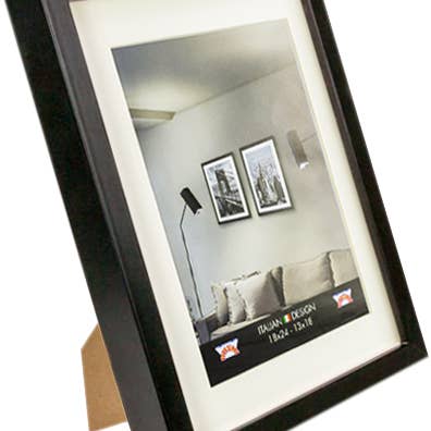NOVOGLASS - Wholesale Picture Frame - Wooden frame "BOX WITH BEVELED MAT"2