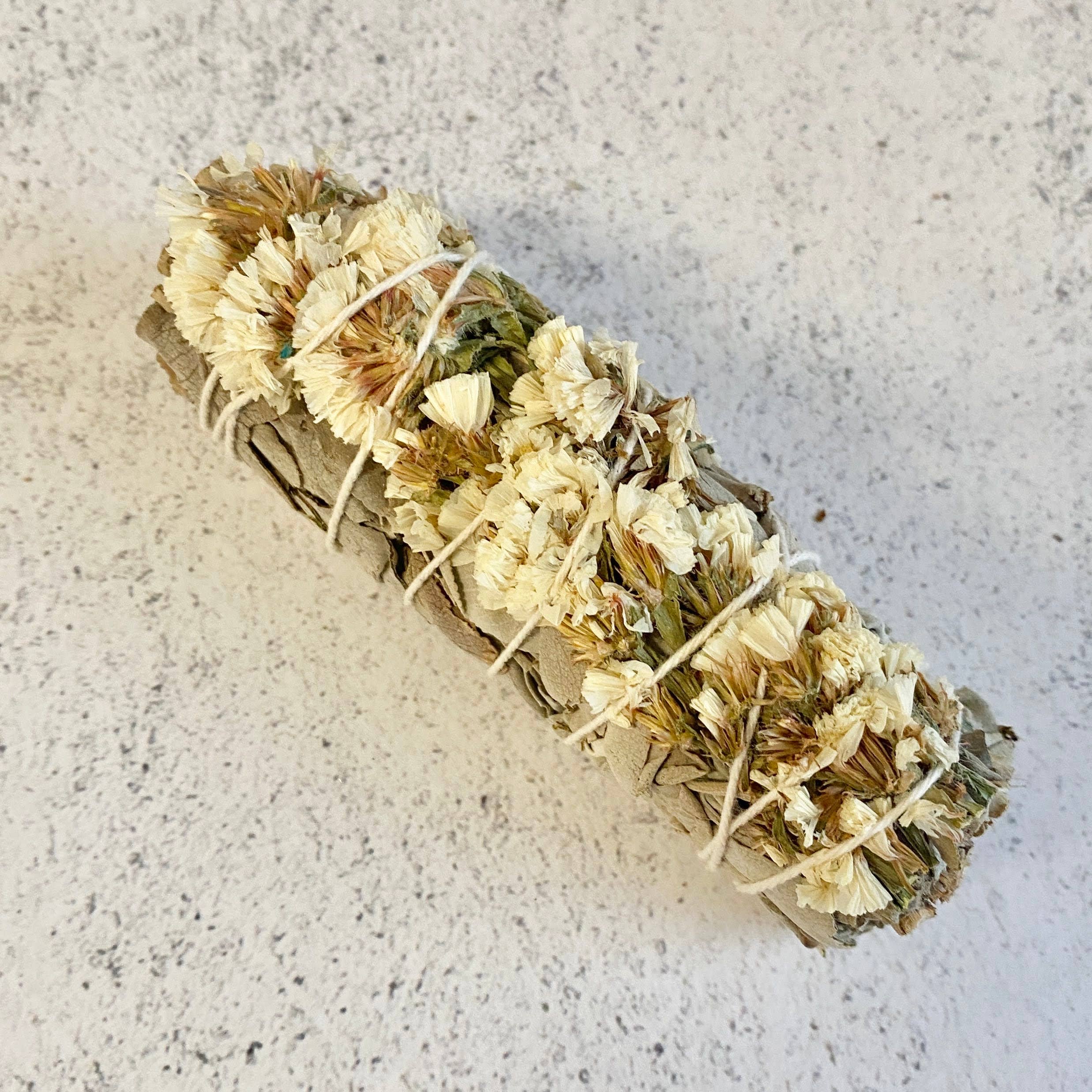 Oakwind Hollow - Wholesale Smudge Stick - White Sage Sinuata Smudge Stick1