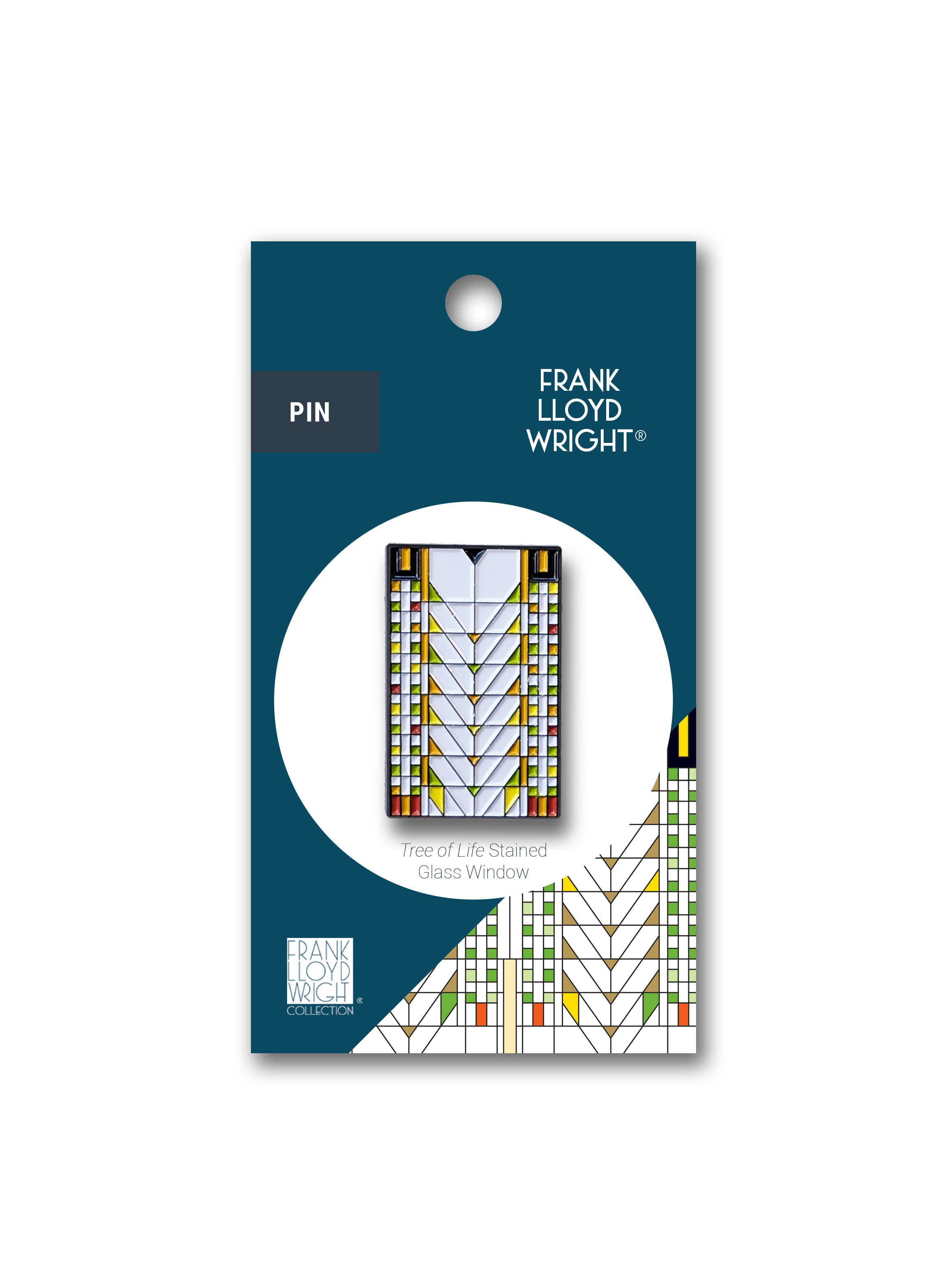 Today is Art Day - Wholesale Lapel Pin/Button - Pin - Tree of Life - Frank Lloyd Wright1