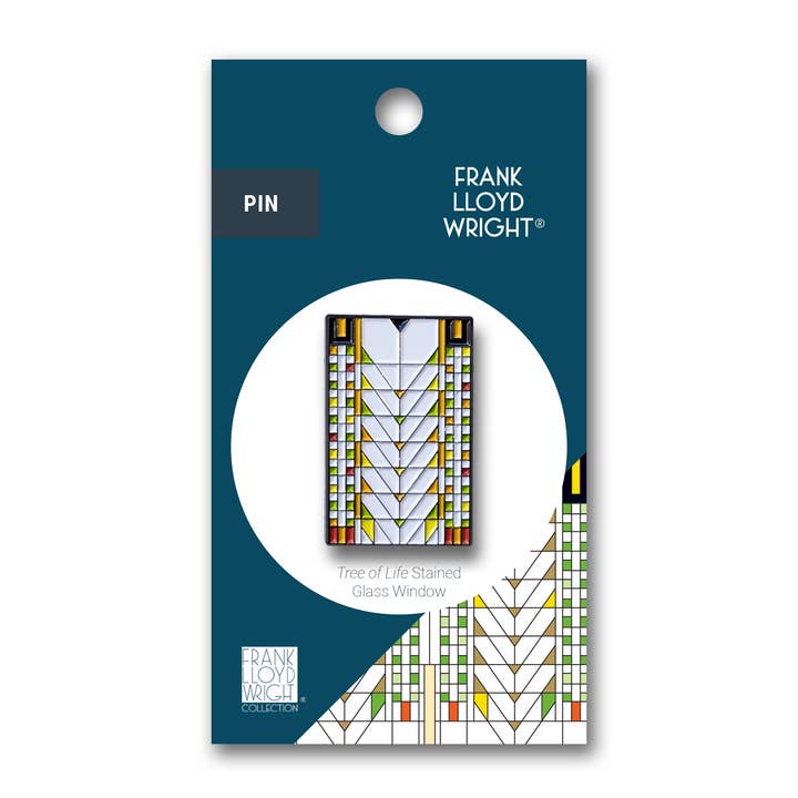 Today is Art Day - Wholesale Lapel Pin/Button - Pin - Tree of Life - Frank Lloyd Wright1