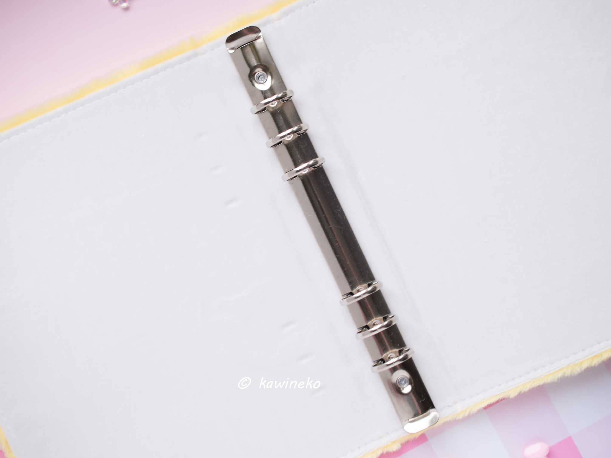 Kawineko - Wholesale Binder - cute plush A5 binder with inserts can fit 80 photocards15