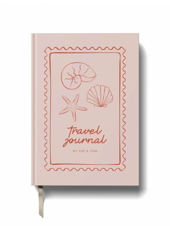 Travel Journal - Red Shells for wholesale by Yop & Tom | Journals, Notebooks & Planners