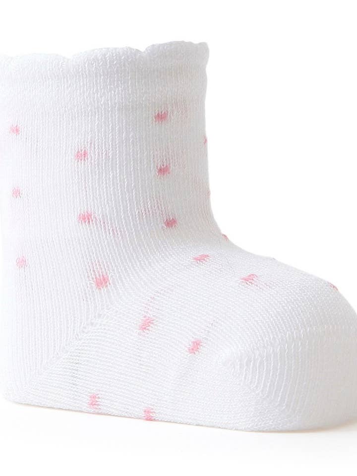 Bebisstrumpor med prickar för wholesale av Dara