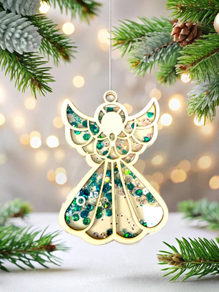 CrafTreat 3D Shaker Chipboard - Angel for wholesale by CrafTreat
