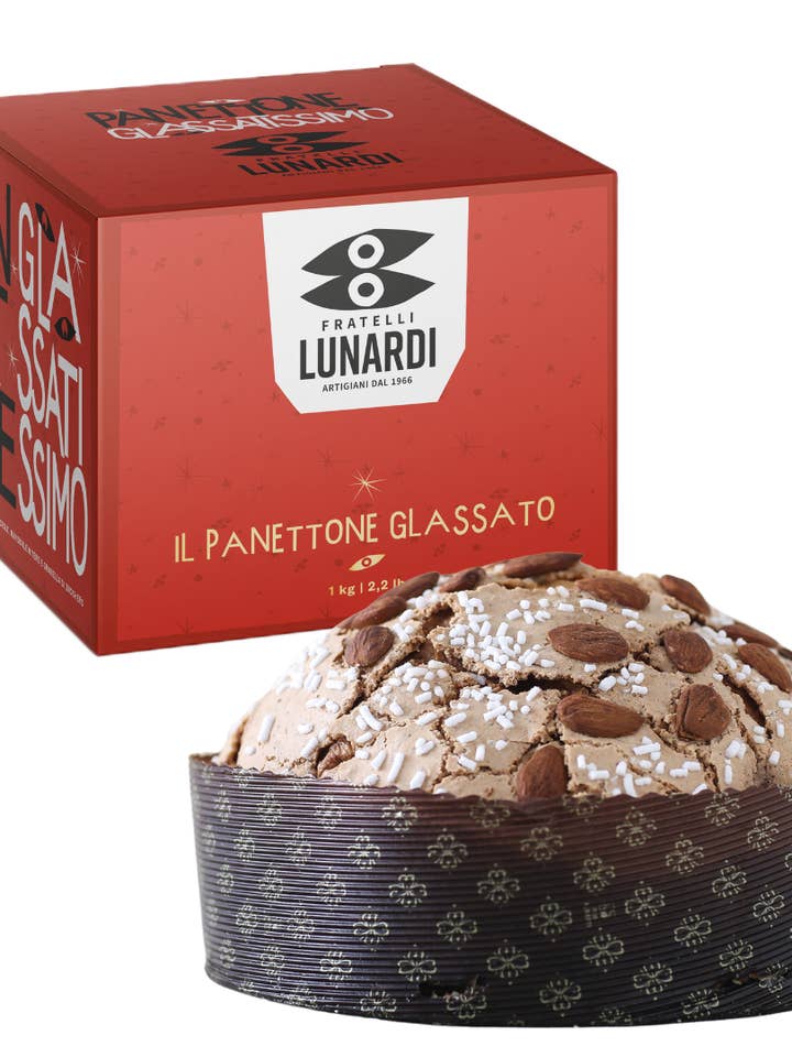Glazed Panettone 1kg for wholesale by Fratelli Lunardi srl