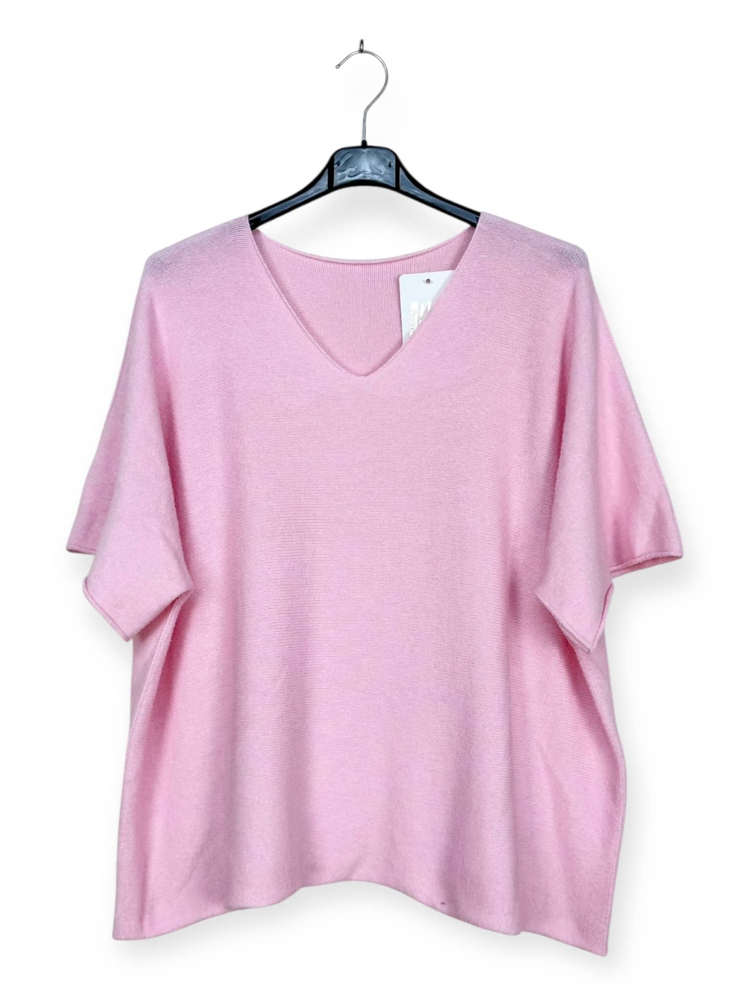 Lucky Nana - Wholesale Poncho - Women's - AH L2202 - Plus Size V-Neck Poncho Sweater37