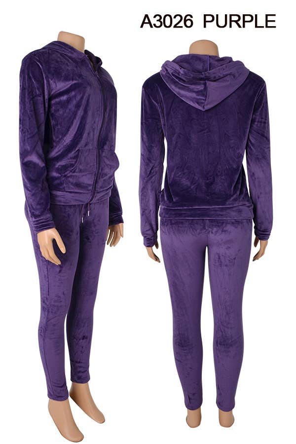 SSImport – wholesale Jeansjackor – Dam – A3026 SAMMET JACKA OCH BYXOR SET BLANDADE STORLEKAR 12SET1