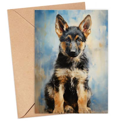 ikonink - Wholesale Everyday greeting card - German Shepherd Card